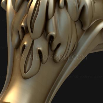 Legs (NJ_0159) 3D model for CNC machine